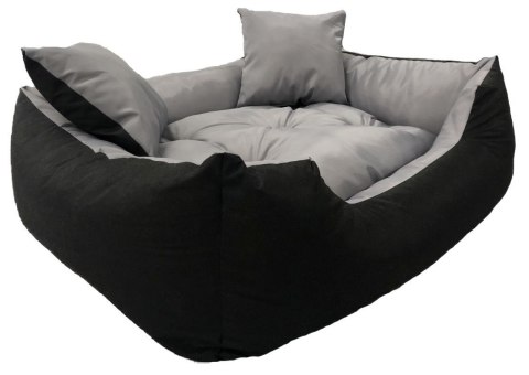 Duże Legowisko Kojec Łóżko Dla Psa Kota 115x95 cm Szare AIO FACTORY SP. Z O.O.