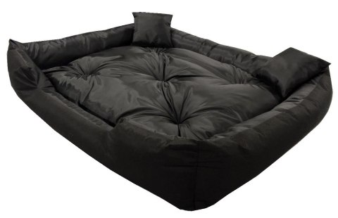 Duże Legowisko Kojec Łóżko Dla Psa Kota 130x105 cm Czarne AIO FACTORY SP. Z O.O.