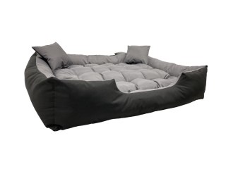 Duże Legowisko Kojec Łóżko Dla Psa Kota 130x105 cm Szare AIO FACTORY SP. Z O.O.