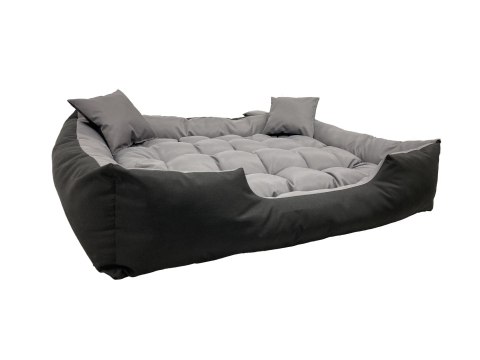 Duże Legowisko Kojec Łóżko Dla Psa Kota 130x105 cm Szare AIO FACTORY SP. Z O.O.