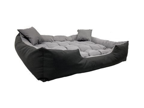Duże Legowisko Kojec Łóżko Dla Psa Kota 130x105 cm Szare AIO FACTORY SP. Z O.O.