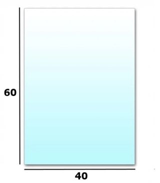 Podstawa szklana hartowana - szyba pod Piec lub Kominek 60x40 cm Krak-Trans