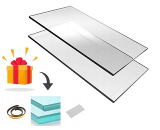 Szyba czyszcząca się do Kominka, pieca na wymiar TopStoc