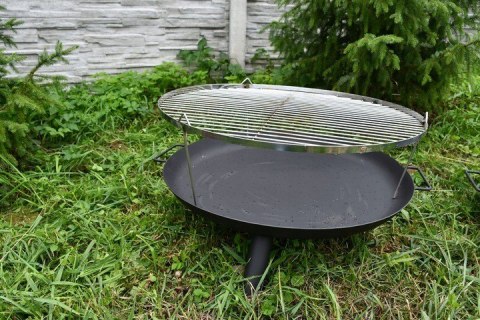 CHROMOWANY RUSZT NA TRÓJNÓG GRILLA NIERDZEWNY 60CM AlfaStal Anna Kozik