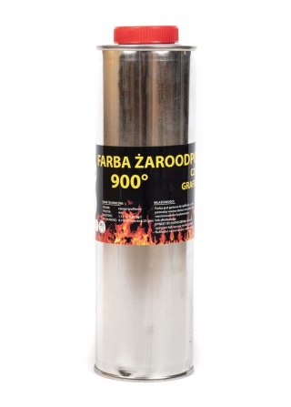 Farba żaroodporna 1L - grafitowa Barpimo Coatings S.A
