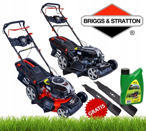 Kosiarka Spalinowa Silnik Briggs & Stratton 51cm 161cc Napęd czarna SIGMA