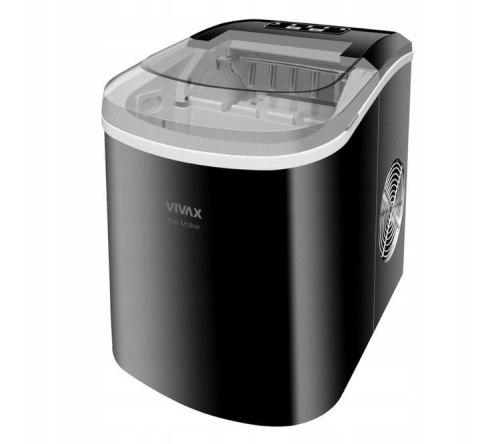 Kostkarka Do Lodu Vivax IM-123B czarna, kostki S/L Wydajność 12kg/dzień