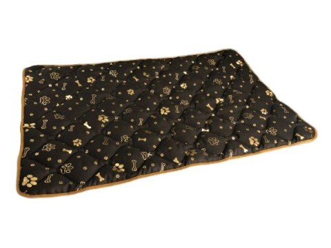 Legowisko dla psa mata 120x80 cm wodoodporne kości złota AIO FACTORY SP. Z O.O.