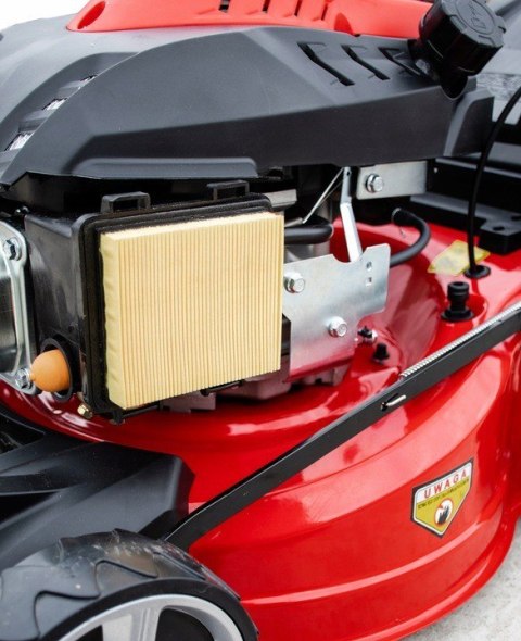 MAŁA TANIA LEKKA KOSIARKA Z NAPĘDEM STALOWA 8,5KM SILNIK OHV 46cmXL + OLEJ SIGMA