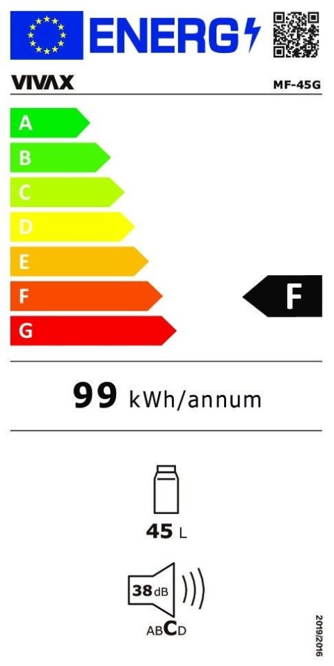 Mała Lodówka Hotelowa Do Biura Minibar VIVAX