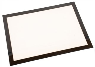 Szyba kominkowa z ramką czarna dekorem na wymiar TopStoc