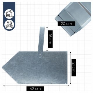 Węglarka Ocynkowana do Węgla i Popiołu - Mocna Pojemna Duża Lekka SIGMA