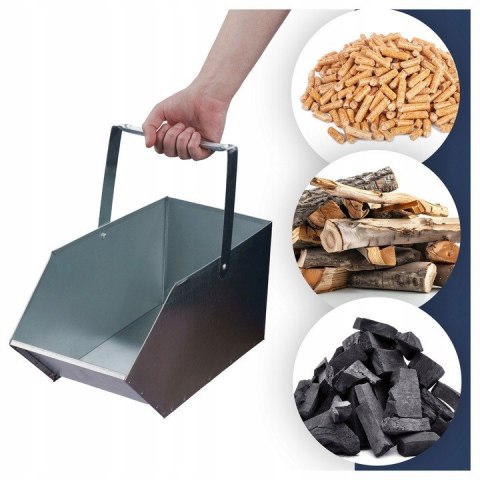 Węglarka Ocynkowana do Węgla i Popiołu - Mocna Pojemna Duża Lekka SIGMA