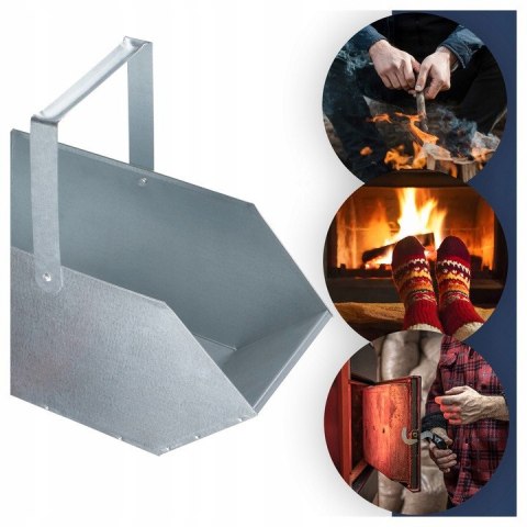 Węglarka Ocynkowana do Węgla i Popiołu - Mocna Pojemna Duża Lekka SIGMA