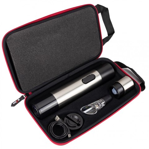 Duo Twister - Elektryczny korkociąg do wina, magnetyczny otwieracz do piwa