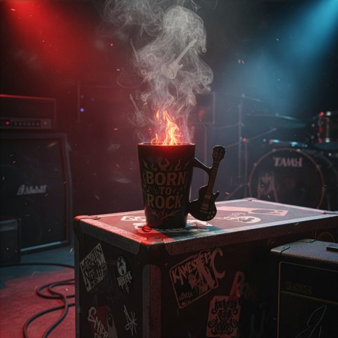 Kubek Gitara Elektryczna - Single Cut Style - prezent dla gitarzysty