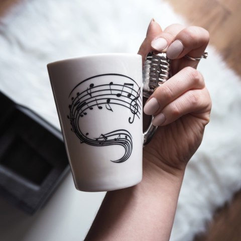 Kubek Mikrofon Retro - prezent dla mówcy, lektora, wokalisty, konferansjera