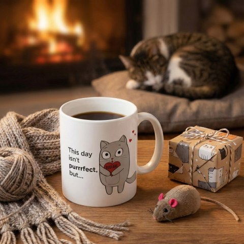 Zaskakujący Kubeczek Kotek magiczny dla niej niego