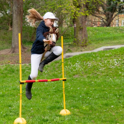 Hobby Horse Skippi A3 - Karmel - Beżowy - kantar i wodze w zestawie