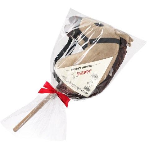 Hobby Horse Skippi A3 - Karmel - Beżowy - kantar i wodze w zestawie