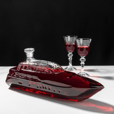 Karafka Jacht do whisky 1L - prezent dla Taty - Dziadka - Męża - Brata