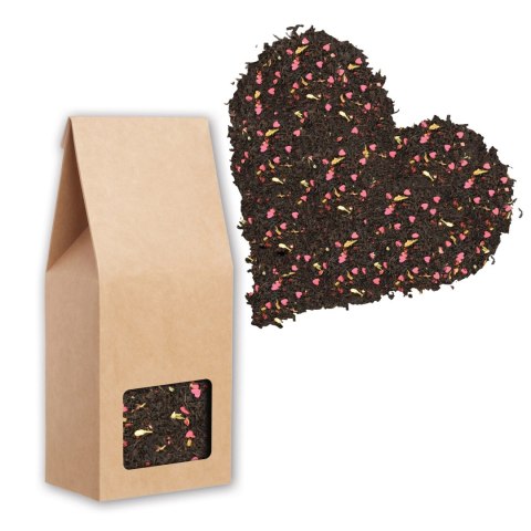 Zestaw Prezentowy dla Mamy - Serce - Filiżanka serce, herbata, akcesoria