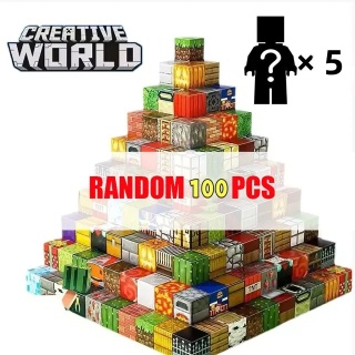 Magnetyczne Klocki Konstrukcyjne DIY Mini Świat Magnetyczny