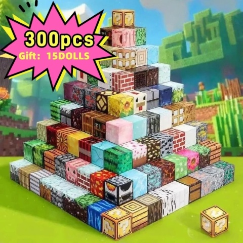 Magnetyczne Klocki Konstrukcyjne DIY Mini Świat Magnetyczny