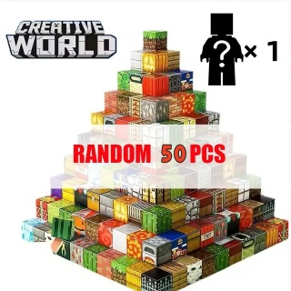 . Magnetyczne Klocki Konstrukcyjne DIY Mini Świat