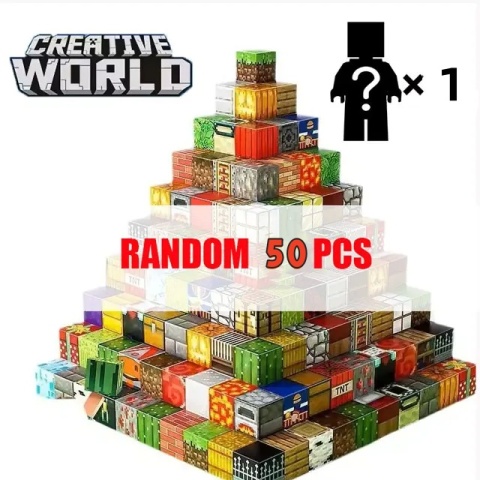 . Magnetyczne Klocki Konstrukcyjne DIY Mini Świat