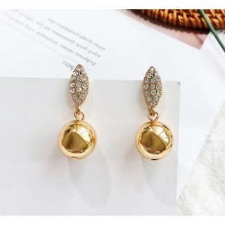 Kolczyki złote z cyrkoniami, wiszące K1666