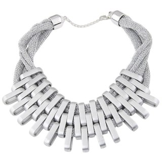 NASZYJNIK CZARNY SIATECZKA DUŻY N414