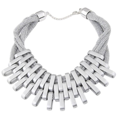 NASZYJNIK CZARNY SIATECZKA DUŻY N414