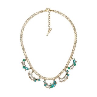 NASZYJNIK KOLIA KRYSZTAŁKOWY WIANUSZEK TURKUS N224