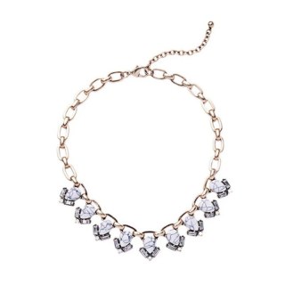 Naszyjnik Kolia rozety marmur N574