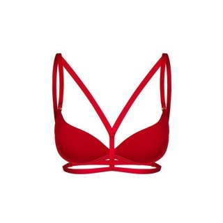Ozdobne ramiączka do biustonosza CHLOE RED Z PUDEŁKIEM RA022