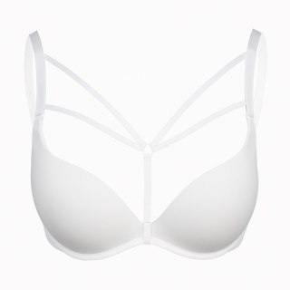 Ozdobne ramiączka do biustonosza MIA WHITE RA007