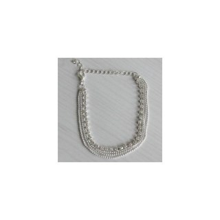 BRANSOLETKA KRYSZTAŁKOWA NA STOPĘ B187