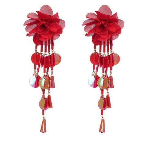 KOLCZYKI FRĘDZLE K883CZE