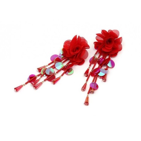 KOLCZYKI FRĘDZLE K883CZE