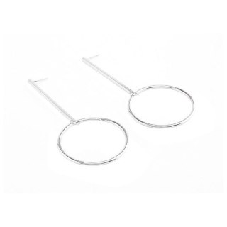 KOLCZYKI KOŁA SREBRNE K921S