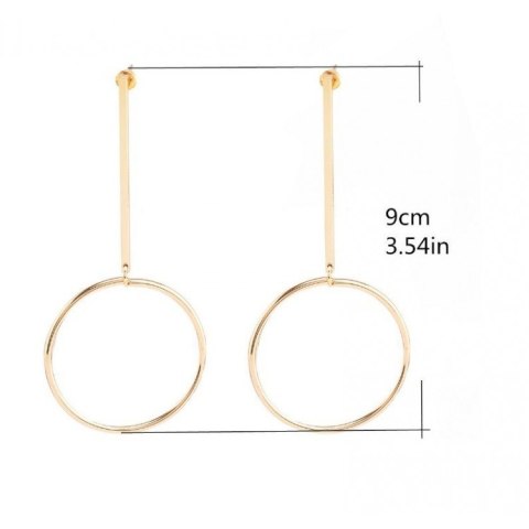 KOLCZYKI KOŁA SREBRNE K921S