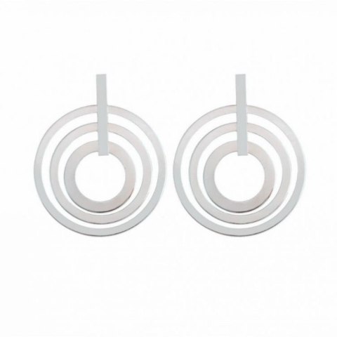 KOLCZYKI KOŁA SREBRNE K927S