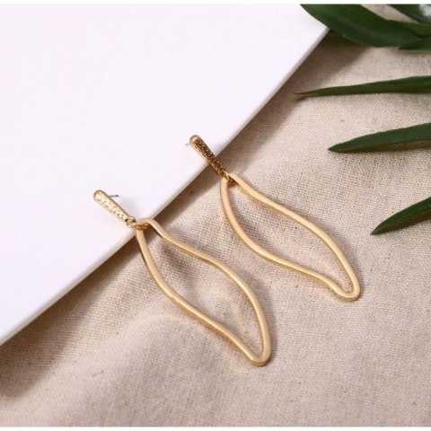 KOLCZYKI WISZĄCE ZŁOTE K931Z