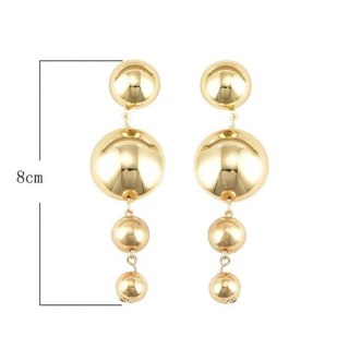 KOLCZYKI Wiszące Złoto XXL K962