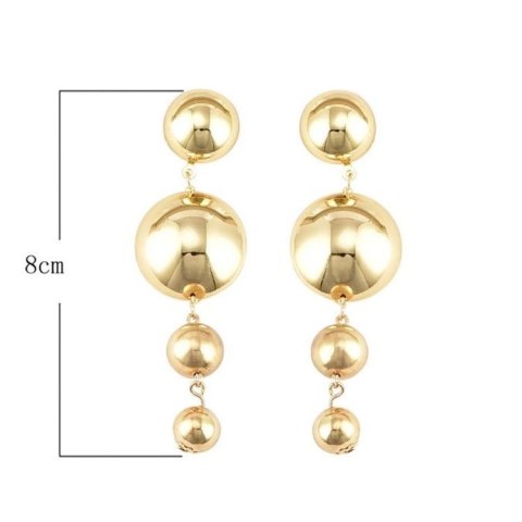 KOLCZYKI Wiszące Złoto XXL K962