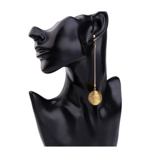 Kolczyki Wiszące kule wysoka jakość K786