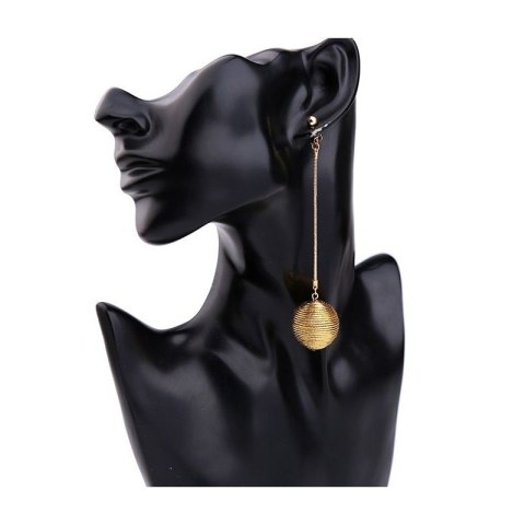 Kolczyki Wiszące kule wysoka jakość K786