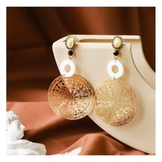 Kolczyki wiszące duże wyraziste K1244