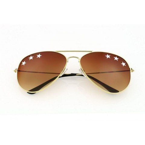 OKULARY STARS AVIATOR OK133BR